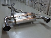 Invidia Gemini Nissan 350Z Edelstahl glatt bestehend aus: