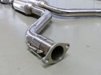 Invidia Gemini Nissan 350Z Edelstahl glatt bestehend aus: