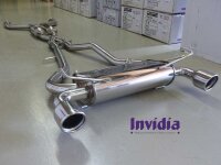 Invidia Q300 Nissan 350Z Edelstahl gebördelt Endrohre