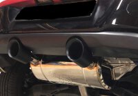 GTSPEC CATBACK Exhaust Schwarz geb&ouml;rdelt Toyota Corolla ab 2019-