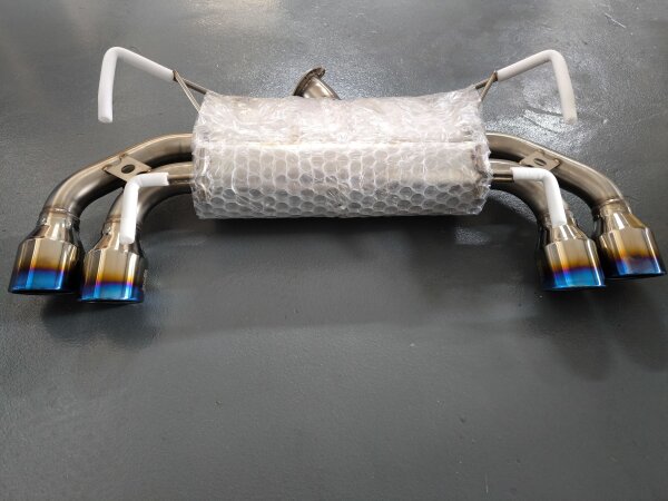 Impreza WRX GR 08/- STI Cat-back exhaust Q300tl Titan/Blau Endr