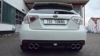 Impreza WRX GR 08/- STI Cat-back exhaust Q300tl Titan/Blau Endr